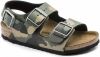 Birkenstock Sandalen Milano Kids narrow Birko Flor Nubuck Groen online kopen