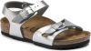 Birkenstock Sandalen Rio Electric in coole metallic look, schoenwijdte smal online kopen