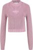 Calvin klein Gewassen monoloog swea J20J220447beh Jeans, Roze, Dames online kopen
