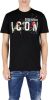 Dsquared2 Icon Splatter T shirt met logoprint online kopen