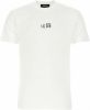 Dsquared2 Katoenen t shirt met klein logo , Zwart, Heren online kopen