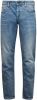 G-Star Lichtblauwe G Star Raw Straight Leg Jeans 3301 Regular Tapered online kopen