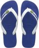 Havaianas Slippers Brasil Logo 4110850.2711.M19 Blauw / Wit maat 43/44 online kopen