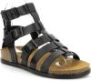 Kickers Kick Alexa Flat Sandals , Zwart, Dames online kopen