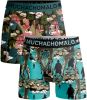 Muchachomalo Nog een bijt 2 pack boxershorts ondergoed , Blauw, Heren online kopen
