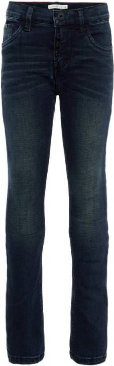 Name IT Kids Nkmsilas Dnmtoppe 3235 Pant Noos Dark Blue Denim | Freewear Jeans online kopen