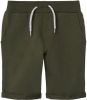 NAME IT KIDS regular fit sweatshort NKMVERMO donkergroen online kopen