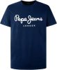 Pepe Jeans T shirt casual t shirt mannen , Blauw, Heren online kopen