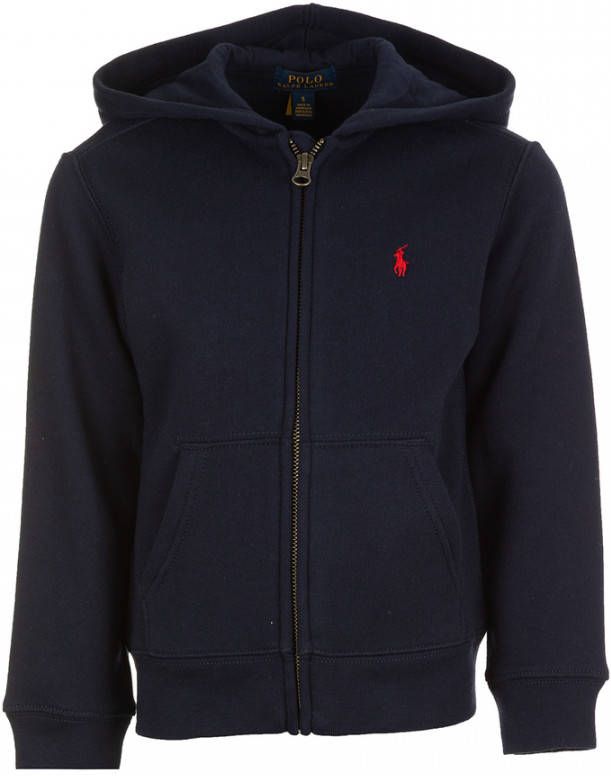 Ralph Lauren Sweatvest met logoborduring en capuchon Bambooz