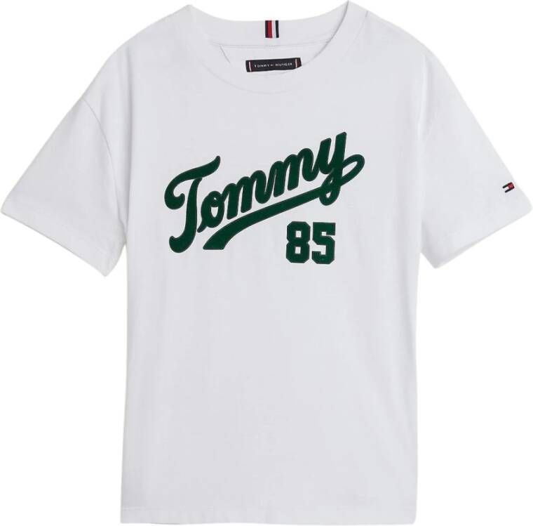 Tommy Hilfiger ! Jongens Shirt Korte Mouw -- Donkerblauw Katoen online kopen