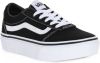 Vans Ward Platform 1871 sneakers , Zwart, Dames online kopen