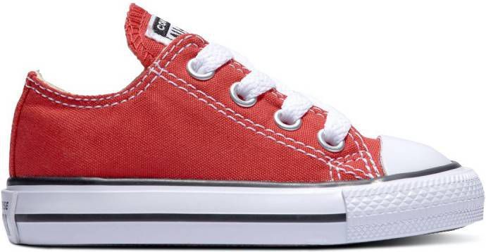 Converse Chuck Taylor All Star Low Heren Schoenen Red Textil Bambooz