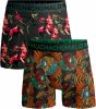 Muchachomalo Boxershorts Shorts Rastafarian 2 Pack Groen online kopen