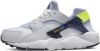 Nike Huarache Run Kinderschoenen White/Volt/Football Grey/Blackened Blue online kopen