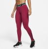 Nike Pro Dri FIT Legging met halfhoge taille en graphic voor dames Rood online kopen