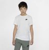 Nike Small Logo T Shirt Junior Dark Grey Heather/White Kind online kopen