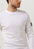 Calvin Klein Shirt met lange mouwen MONOGRAM BADGE WAFFLE LS TEE online kopen