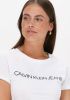 Calvin Klein T shirt CORE INSTITUTIONAL LOGO SLIM FIT TEE met logo opschrift online kopen