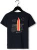 Moodstreet Donkerblauwe T shirt T shirt With Chest And Back Print online kopen