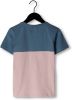 Moodstreet Lila T shirt T shirt Colorblock With Contrast Chestpocket online kopen