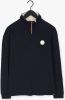 Scotch & Soda Donkerblauwe Sweater Half zip Track Top With Faux online kopen