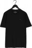 Scotch and Soda T shirts Essentials Crewneck jersey T shirt in Organic Cotton Zwart online kopen