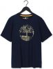 Timberland Donkerblauwe T shirt Ss Tree Logo Seasonal Camo Tee online kopen