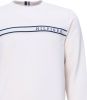 Tommy Hilfiger Taped sweater mw0mw25604 af4 , Beige, Dames online kopen