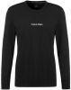 Calvin Klein T shirts Long Sleeve Crew Neck Zwart online kopen