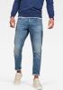 G-Star Lichtblauwe G Star Raw Straight Leg Jeans 3301 Regular Tapered online kopen