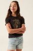 Garcia ! Meisjes Shirt Korte Mouw -- Zwart Katoen online kopen