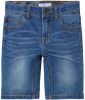 NAME IT KIDS regular fit jeans bermuda NKMSOFUS stonewashed online kopen