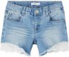 Name it Shorts Girls Salli Slim Denim Shorts 5372 Ha Blauw online kopen