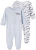 NAME IT BABY boxpak NBMNIGHTSUIT set van 2 wit/lichtblauw online kopen