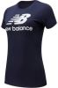 New Balance T shirt met logo donkerblauw/wit online kopen