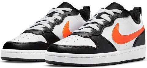 Nike Court Borough Low 2 leren sneakers wit/oranje/zwart online kopen