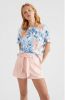 O'Neill gebloemde top wit/blauw/roze online kopen