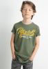 Petrol Industries T shirt met logo licht armygroen online kopen