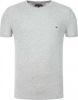 Tommy Hilfiger Core Stretch Slim Fit T Shirt ronde hals grijs, Effen online kopen