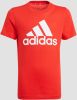Adidas T shirt Essentials Big Logo Rood/Wit Kinderen online kopen