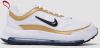 Nike air max ap sneakers wit/goud dames online kopen