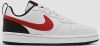 Nike court borough low 2 sneakers wit/rood kinderen online kopen