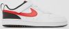 Nike court borough low 2 sneakers wit/rood kinderen online kopen