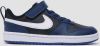 Nike court borough low 2 sneakers zwart/blauw kinderen online kopen