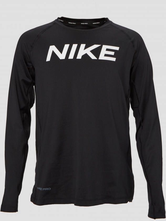 Nike Pro Trainingstop met lange mouwen voor jongens Zwart online kopen