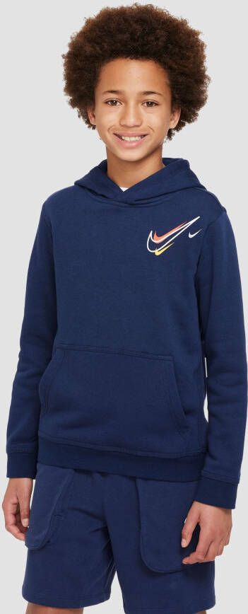 Nike Sportswear Fleecehoodie voor jongens Blauw online kopen