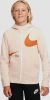 Nike Sportswear Swoosh Fleecehoodie met rits voor jongens Wit online kopen