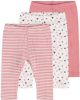 NAME IT BABY legging set van 3 roze/wit online kopen
