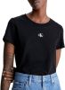 Calvin klein T shirt Korte Mouw Jeans MICRO MONO LOGO SLIM online kopen