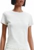 Calvin Klein Shirt met ronde hals MONOGRAM SLIM TEE met logo monogram & opschrift online kopen